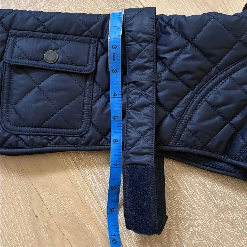 Ralph Lauren Fleece-Lined Dog Quilted Barn Jacket Sz L